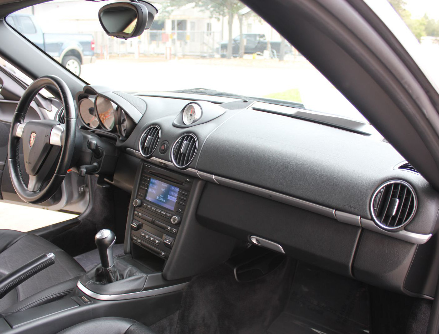 (Sample) The interior of a 2009 Porsche Cayman